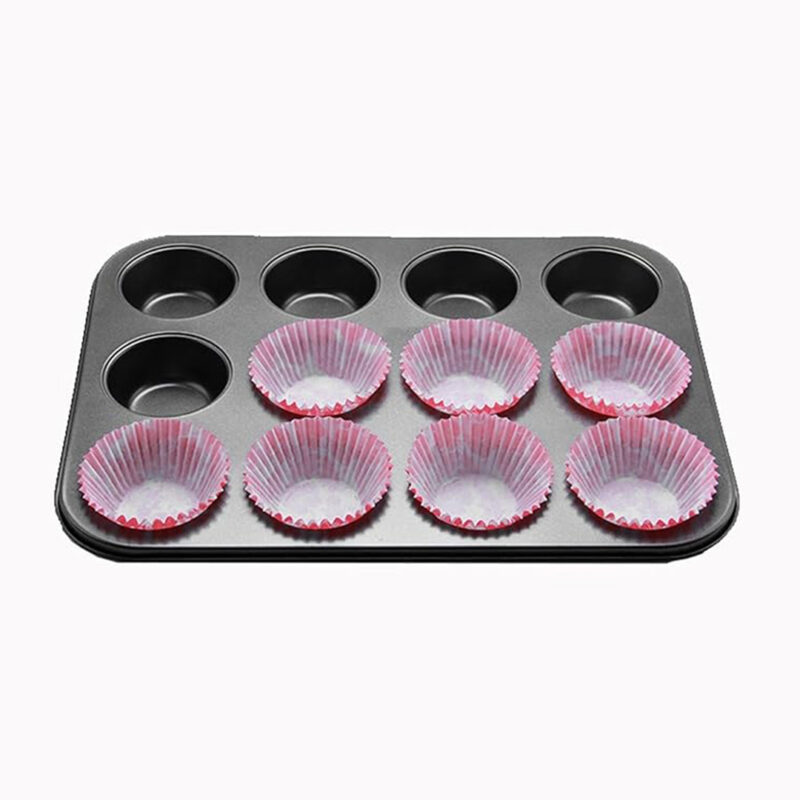 muffin-cupcake-baking-pan-1 12 Cup Non-Stick Muffin & Cupcake Baking Tray