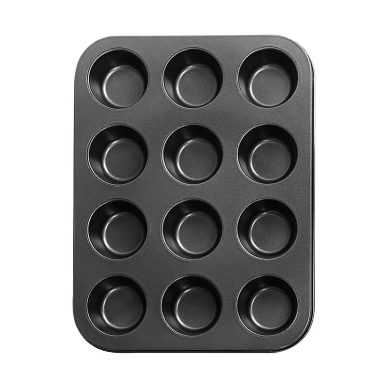muffin-cupcake-baking-pan-2 12 Cup Non-Stick Muffin & Cupcake Baking Tray