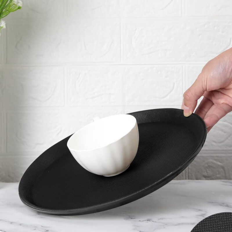 Round Non-Slip Serving Tray