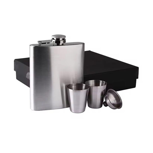silver hip flask