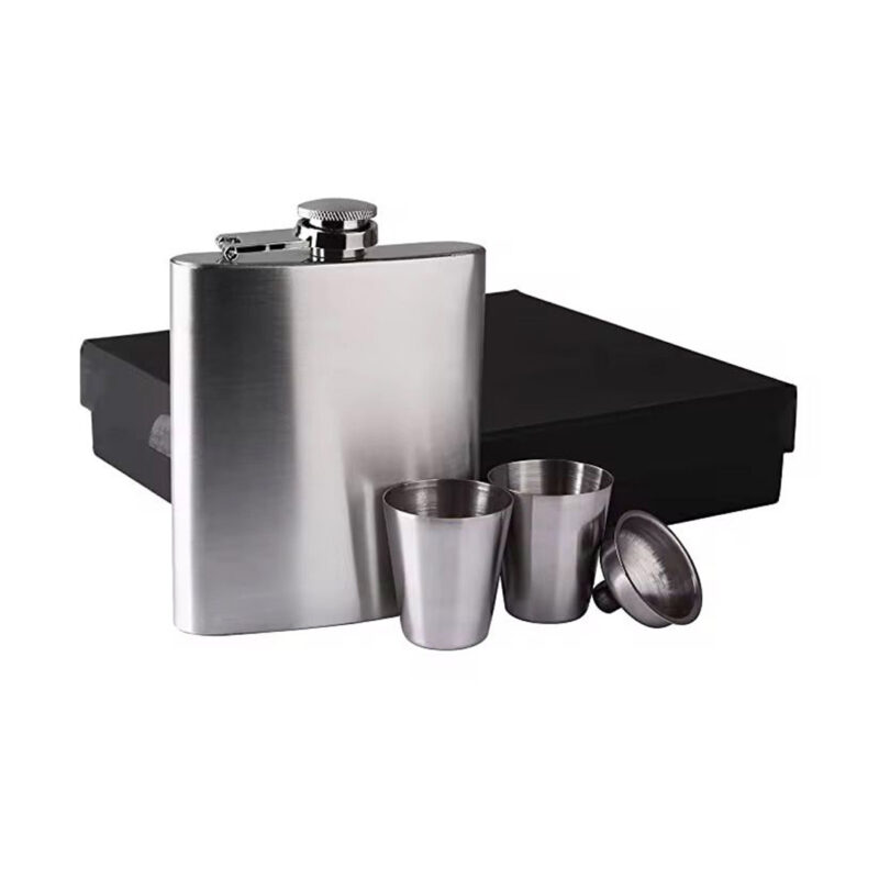 silver hip flask