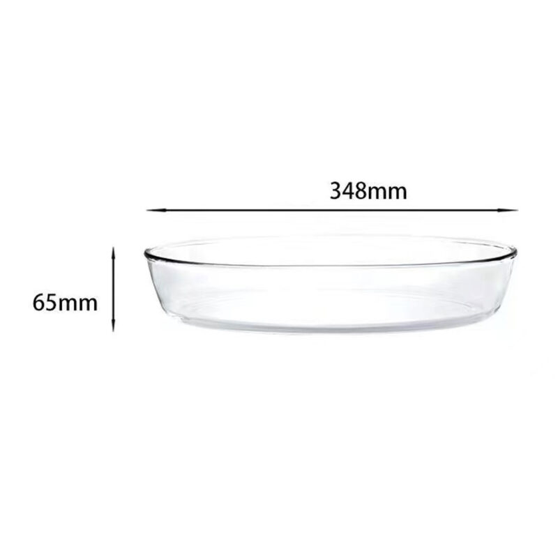 Oval-Glass-Baking-Dish-3 Oval Glass Baking Dish 3 Litre, H:65mm TYKP-3L