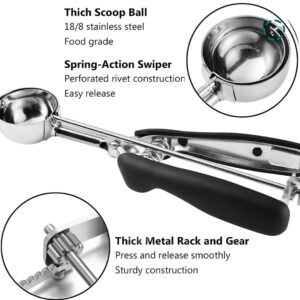 steel ice cream scoop