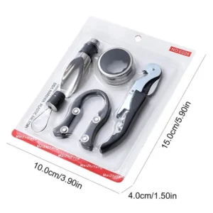 Wine-Corkscrew-Set-Manual-Bottle-Opener-Red-Wine-Opener-Kit-Foil-Cutter-Kitchen-Accessories-Corkscrew-Tools.jpg_ (4) 5pc Wine Accessory Set