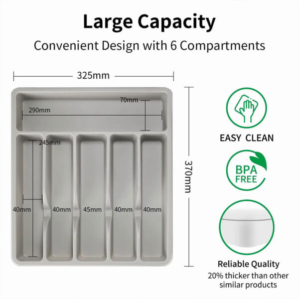 cutlery organizer tray