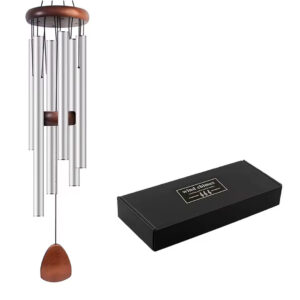silver wind chime