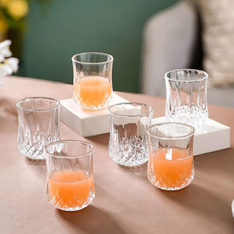 sk001-2-2 Juice/Whiskey Glass 6pc Set 210ml, H:90mm SK001-2