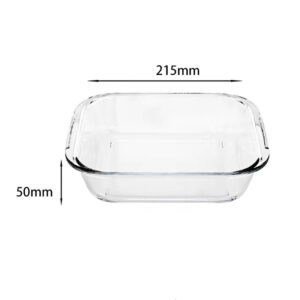 1L Square Glass Baking Dish