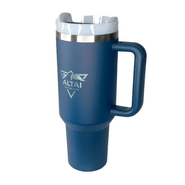 1200ml S/Steel Insulated Tumbler With Lid & Straw