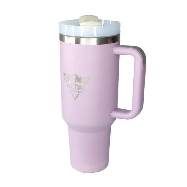 1200ml S/Steel Insulated Tumbler With Lid & Straw