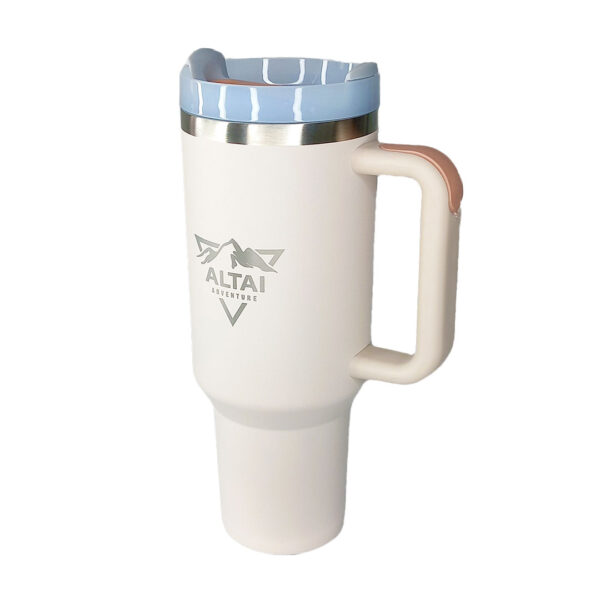 1200ml S/Steel Insulated Tumbler With Lid & Straw