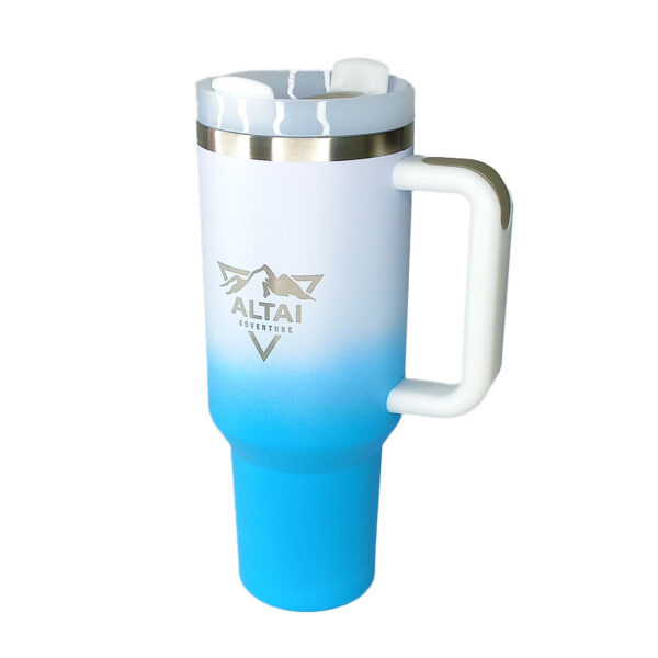 1200ml S/Steel Insulated Tumbler With Lid & Straw