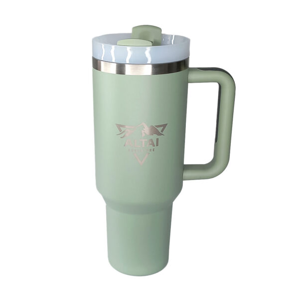 1200ml S/Steel Insulated Tumbler With Lid & Straw