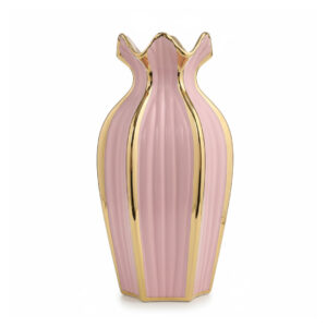 30cm-Ceramic-Vase-with-Gold-Accents