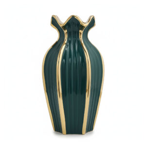 30cm-Ceramic-Vase-with-Gold-Accents