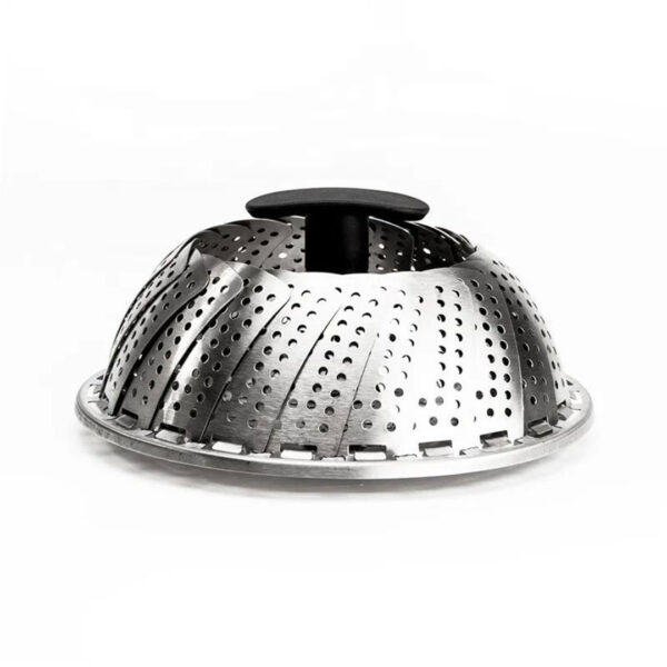 S/Steel Food Steamer Basket with Lid