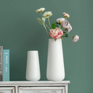 Elegant Tapered Ceramic Vase