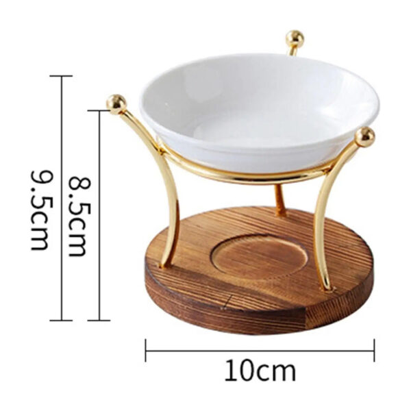 Ceramic Essential Oil Burner - Golden Stand