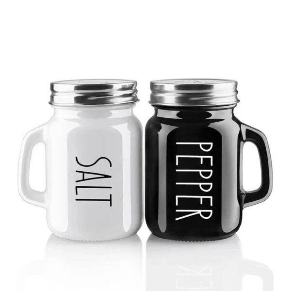 Glass Salt and Pepper Shaker Set