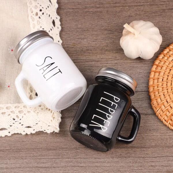 Glass Salt and Pepper Shaker Set