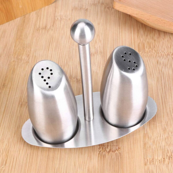 S/Steel Salt and Pepper Shaker Set