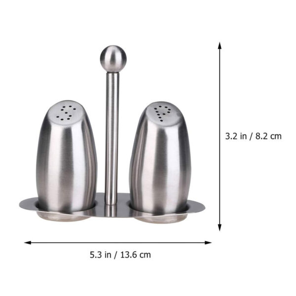 S/Steel Salt and Pepper Shaker Set