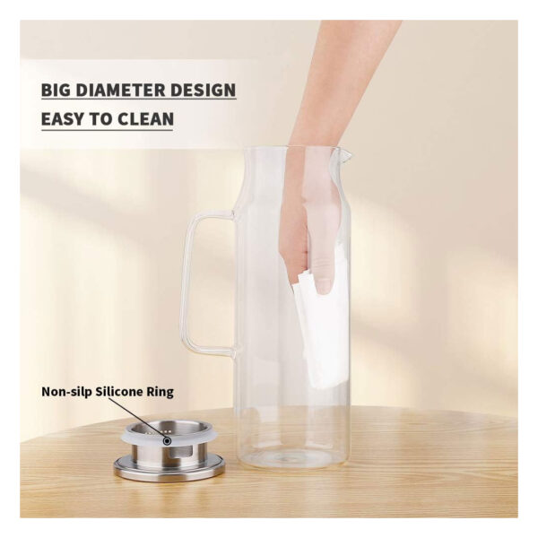 1200ml Borosilicate Glass Jug