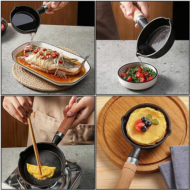 2pc-cast-iron-mini-pan-set-3 2pc Cast Iron Mini Pan Set – 17cm & 11cm