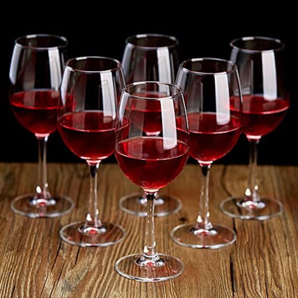 6pc 350ml Wine Glass Set - EJ5201 - Image 3