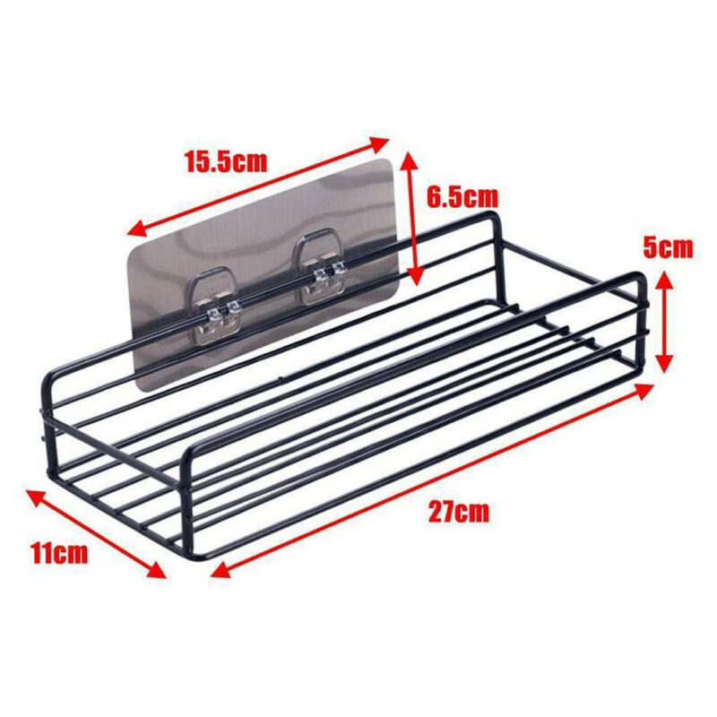 27cm Metal Kitchen / Bathroom Storage Rack