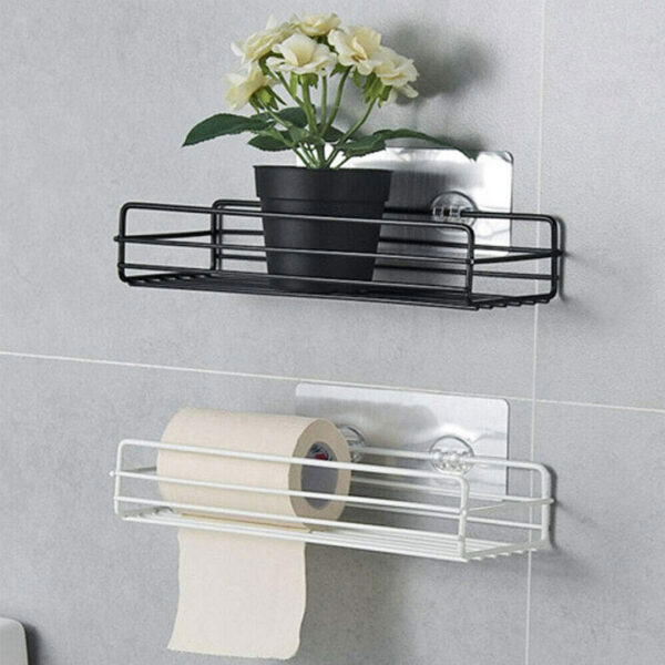 27cm Metal Kitchen / Bathroom Storage Rack