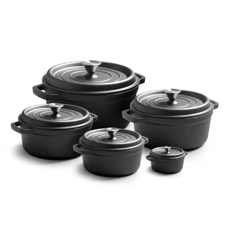 cast-iron-pots Heavy Duty Cast Iron Pots –14, 20, 26, & 32cm