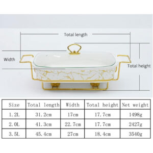 ceramic-chaffing-dish-2 Ceramic Chafing Dish with Golden Stand
