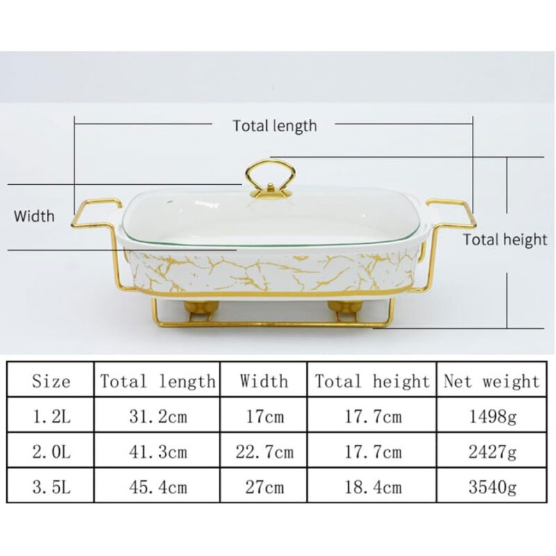 ceramic-chaffing-dish-2 Ceramic Chafing Dish with Golden Stand