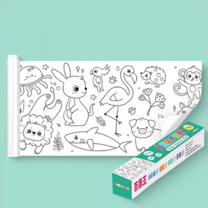 30x300cm Children's Coloring Paper Roll