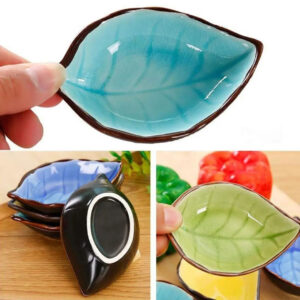 Leaf-Shaped Dipping Sauce Bowl