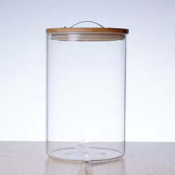 large glass jar