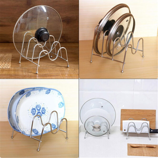 S/Steel Plate or Lid Organizer