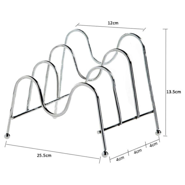 S/Steel Plate or Lid Organizer