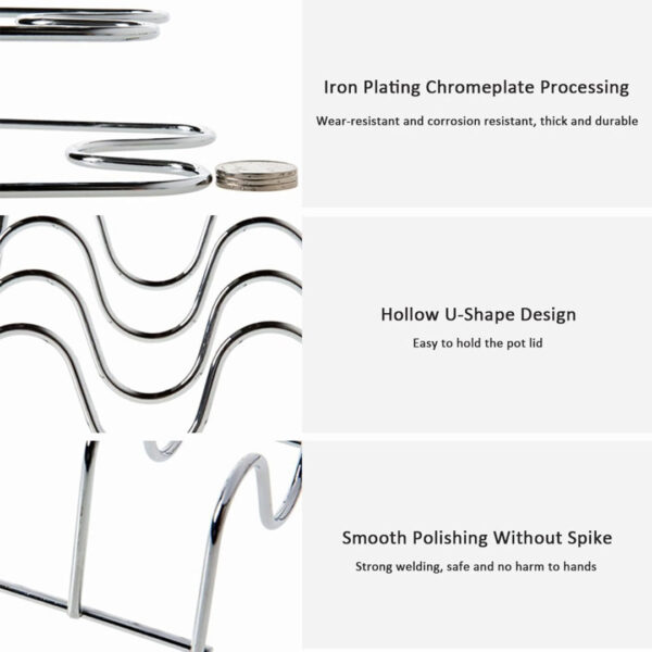 S/Steel Plate or Lid Organizer