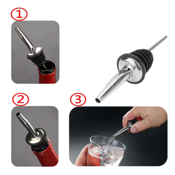 S/Steel Liquor Pourer