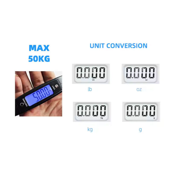 50Kg Digital Luggage Scale