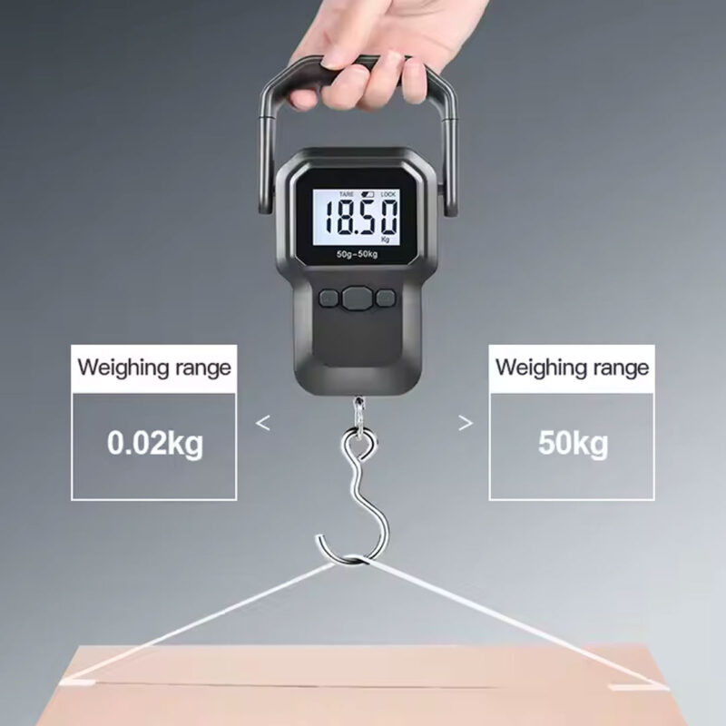 luggage-scale-9 50Kg Digital Hanging Scale with Tape Maeasure