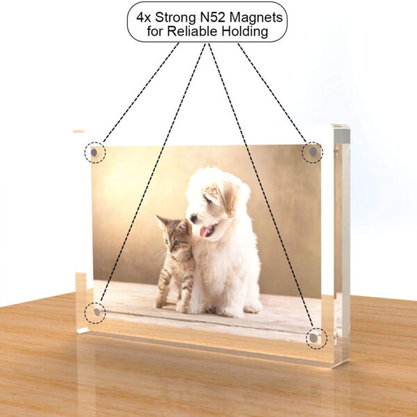 Magnetic Acrylic Photo Frame
