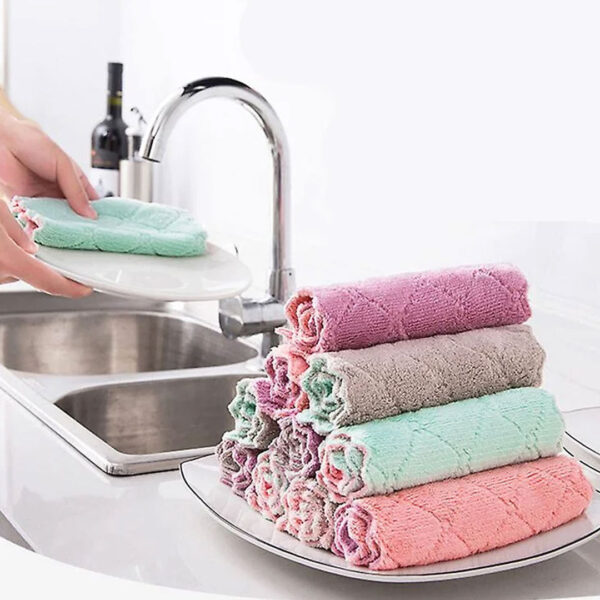 Dual-Color Microfiber Cloth