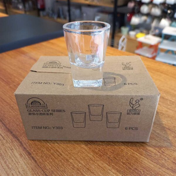 6pc 21ml Mini Shot Glass Set