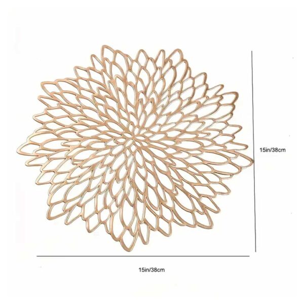 38cm Floral Cutout Table Mat