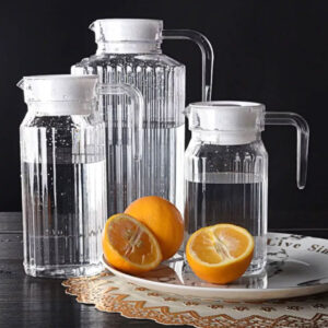 Quadro Glass Fridge Jug