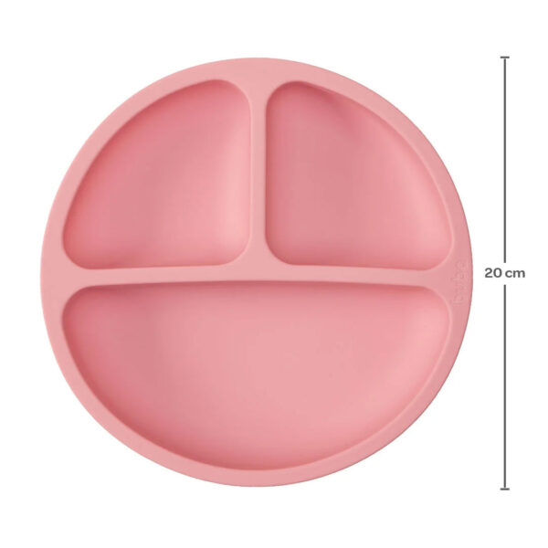 20cm Divided Silicone Suction Plate for Kids