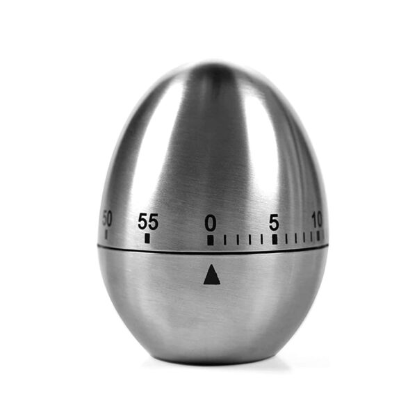 60 Minute Stainless Steel Egg Timer